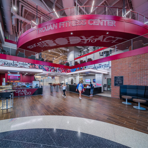 Trojan Fitness Center Graphics & Wayfinding